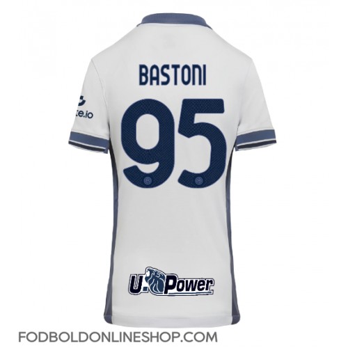 Inter Milan Alessandro Bastoni #95 Udebanetrøje Dame 2024-25 Kortærmet